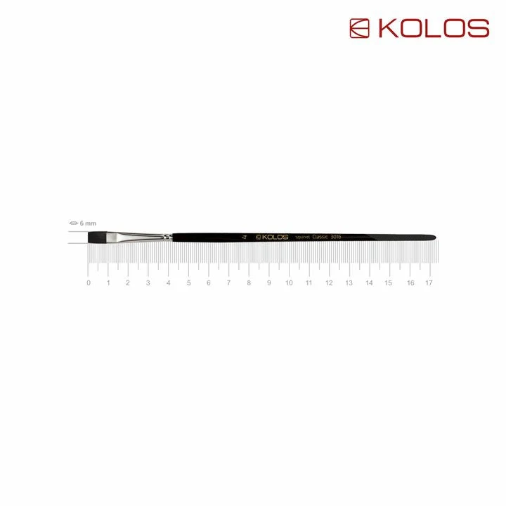 KOLOS Classic 3016 Squirrel Flat Brush