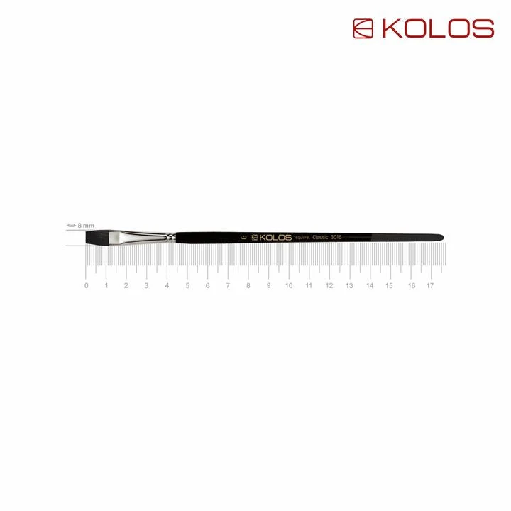 KOLOS Classic 3016 Squirrel Flat Brush