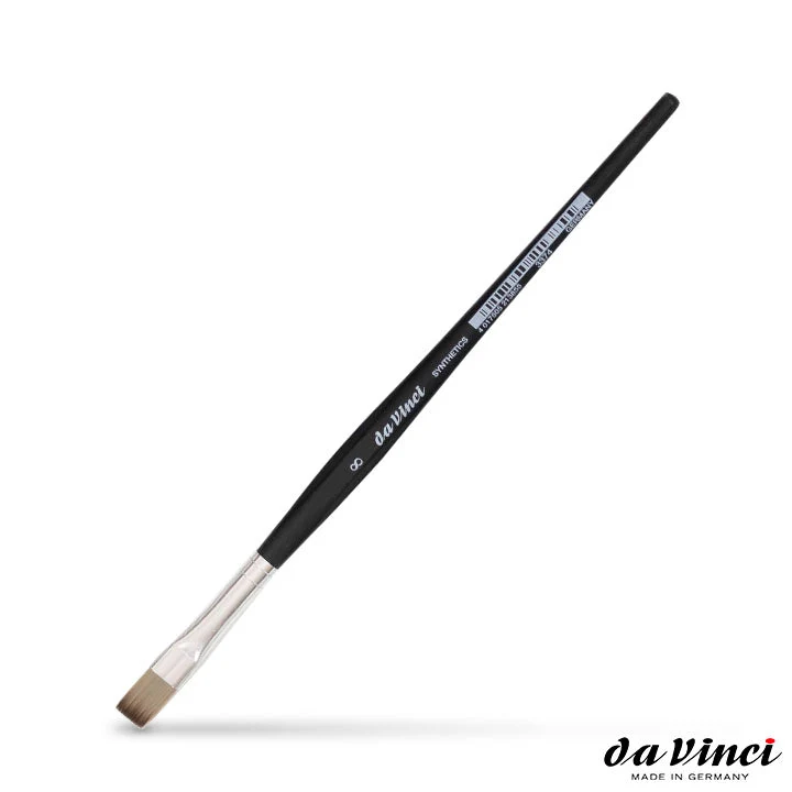 da Vinci Flat Brush Synthetics 3374