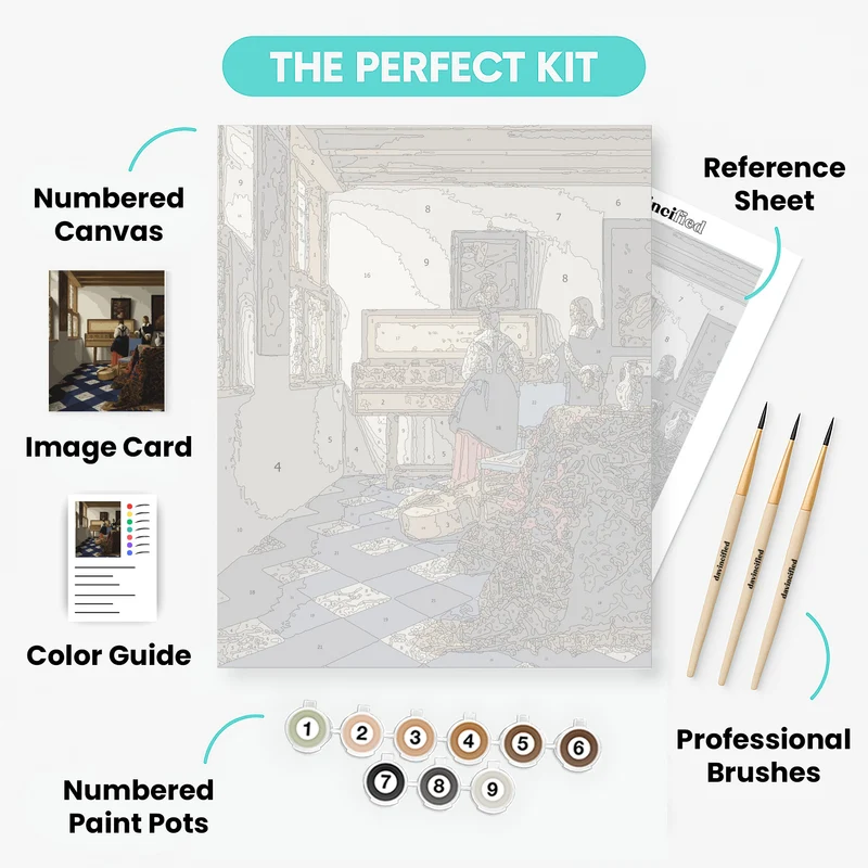 The Music Lesson - Paint by Numbers Kit