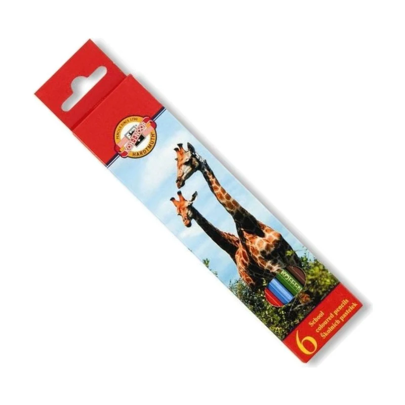 School Colored Pencils, Set of 6