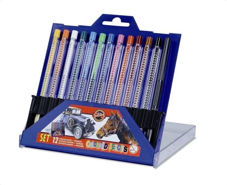 SCALA Retractable Colored Pencils, Set of 12