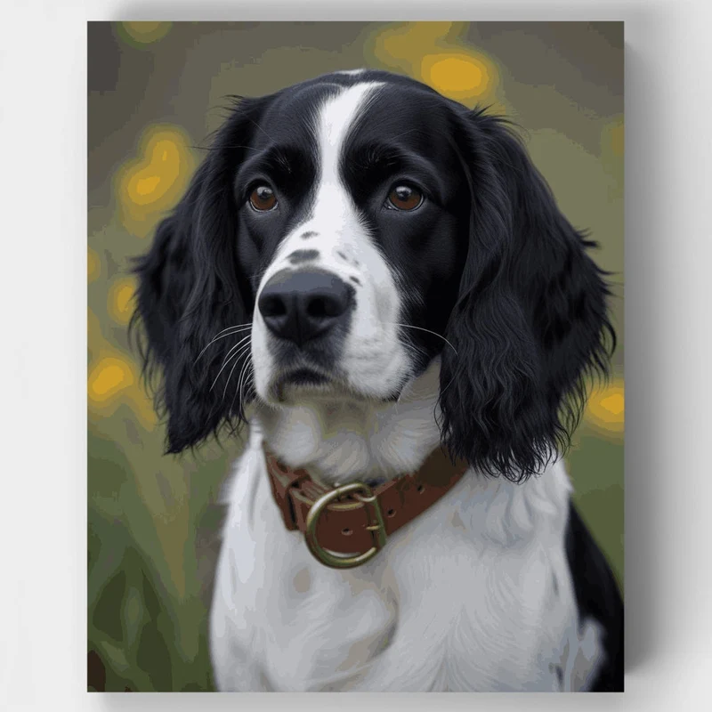 English Springer Spaniel Portrait - Paint by Numbers Kit