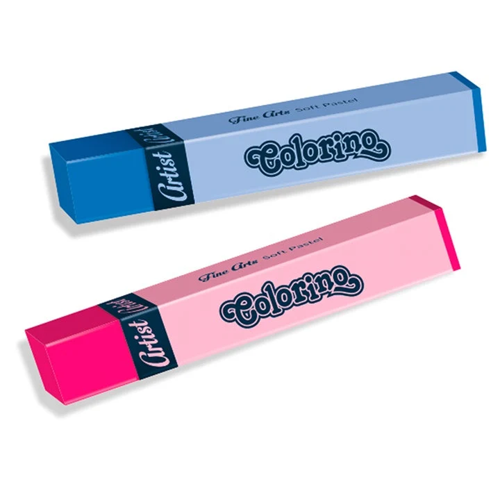 Colorino Artist Square Soft Pastels, Set of 12