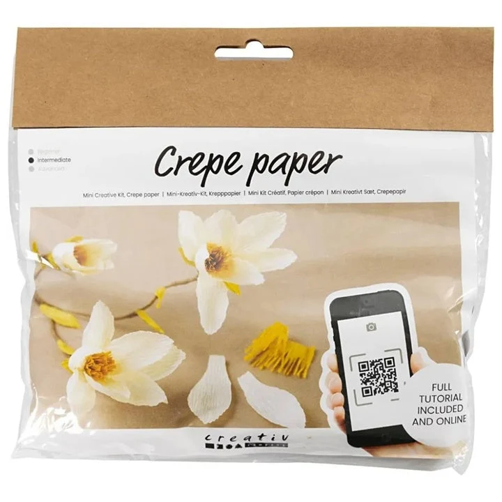 Mini Craft Set | Crepe Paper Magnolia Branch
