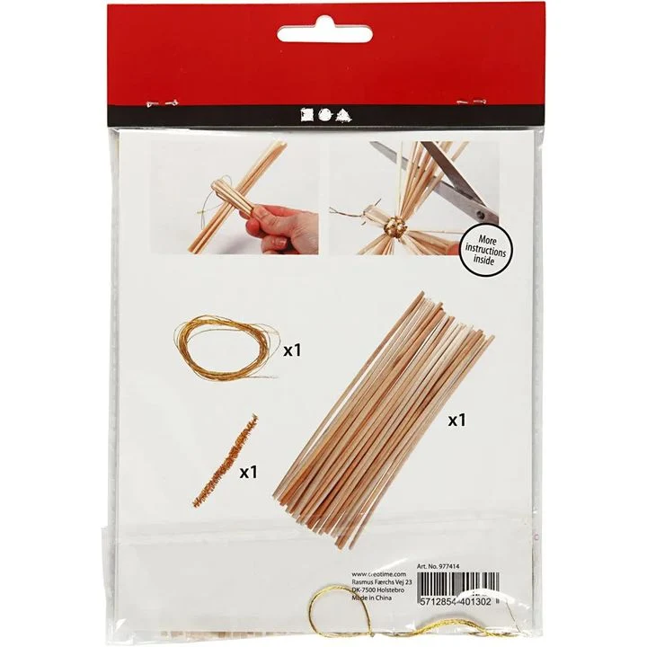 Mini Straw Angel Craft Set