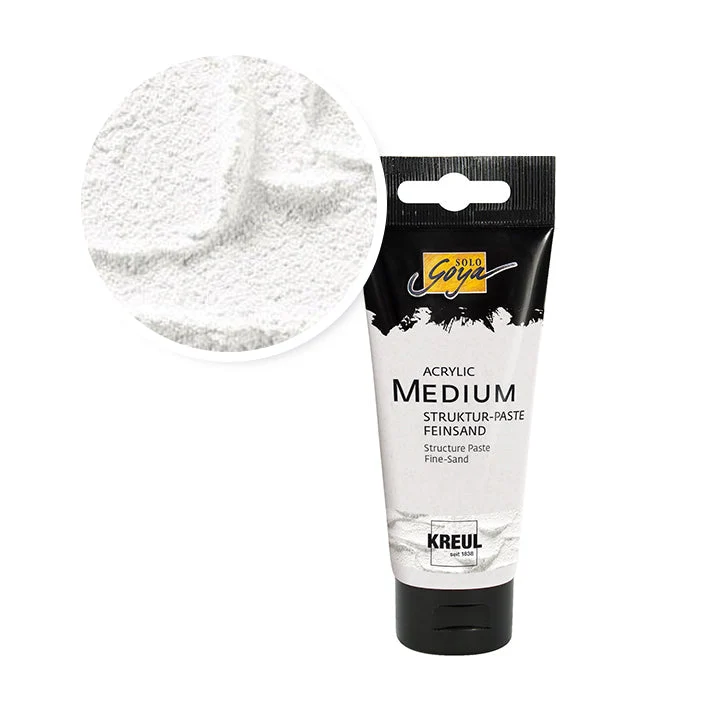 Solo Goya Texture Paste, Fine Sand, 100 ml