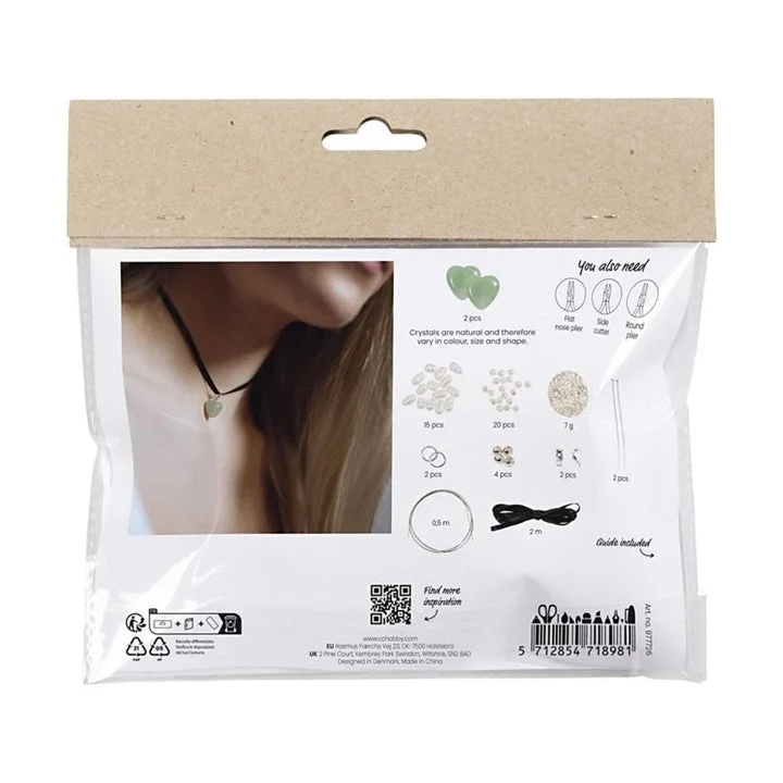 Mini Jewelry-Making Set - Aventurine Heart