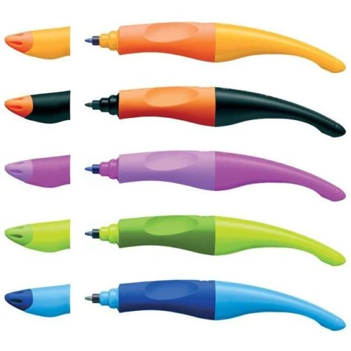 STABILO EASY Pen for Left-Handers + 3 Refills
