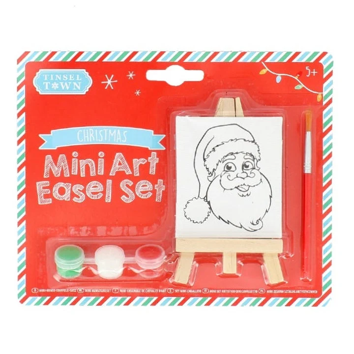 Mini Easel with Stretched Canvas