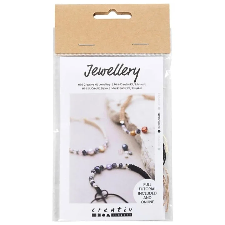Mini Bracelet-Making Set with Pearls and Clasps
