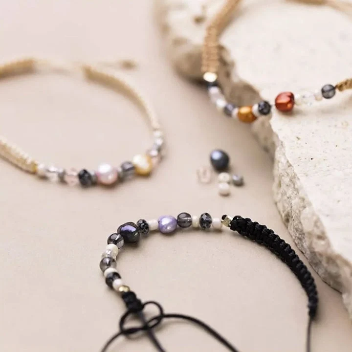 Mini Bracelet-Making Set with Pearls and Clasps