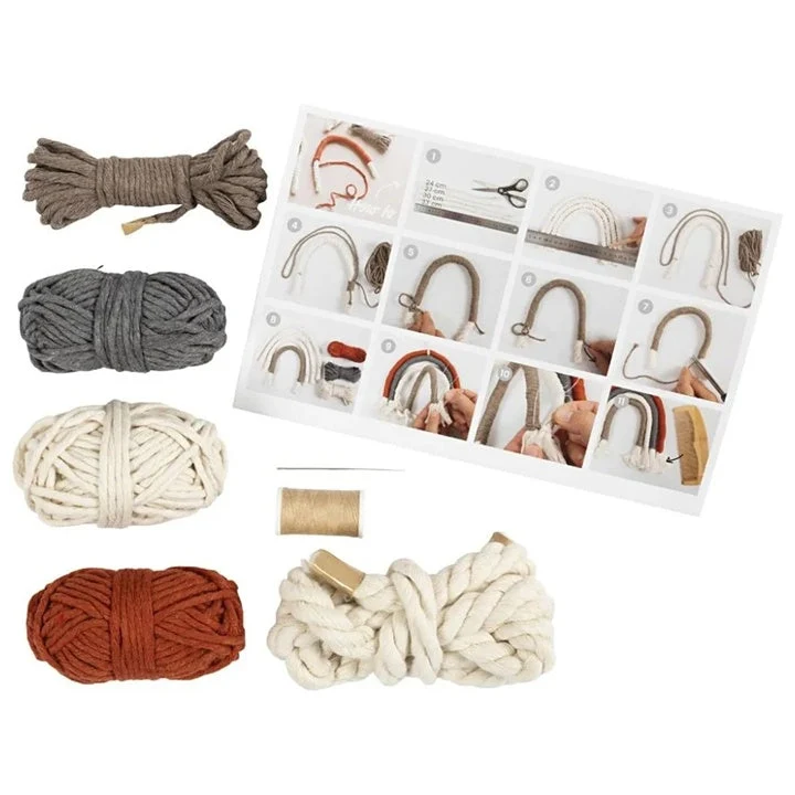 Mini Macrame Set | Rainbow