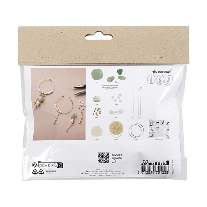 Mini Jewelry-Making Set - Aventurine Bracelet and Earrings
