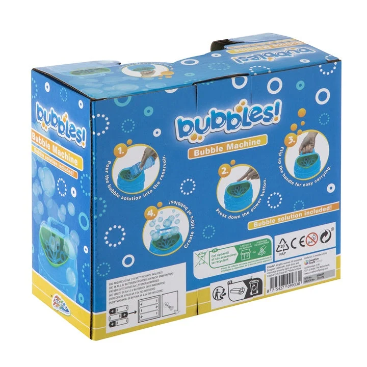 Bubble Machine with Bubble Solution