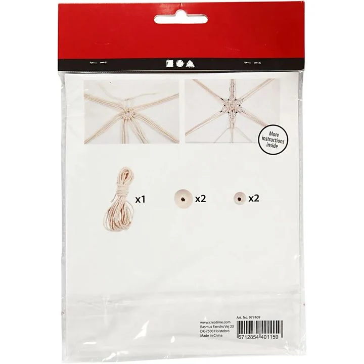 Mini Creative Macrame Snowflake Set