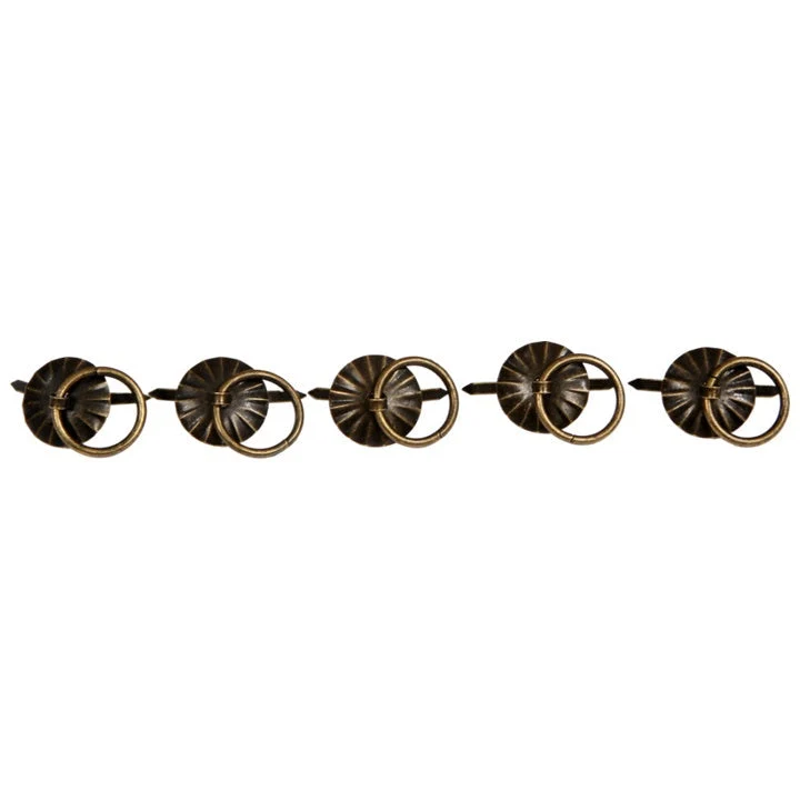 Mini Metal Handle with Rings, Set of 5