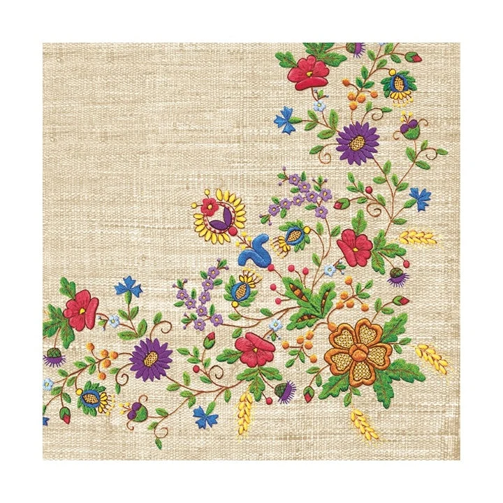 Kashubian Folk 5 Eco Decoupage Napkin, 1 pc