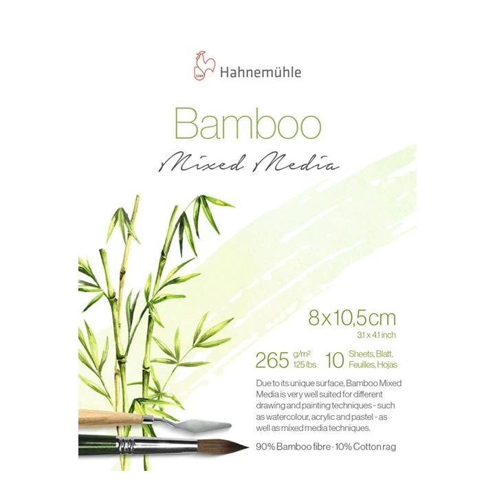 Hahnemühle Mini Bamboo Mixed Media Pad 10.5x8 cm