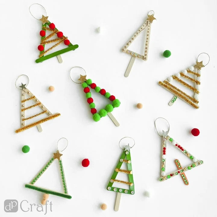 Mini Wooden Sticks, 6.5 x 1 cm, 100 pcs