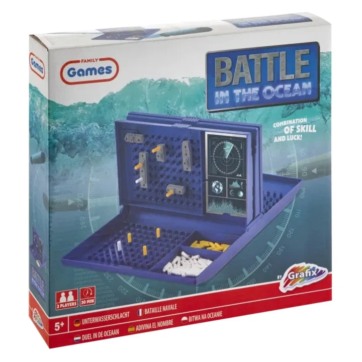 Strategic Board Game Battle at Sea