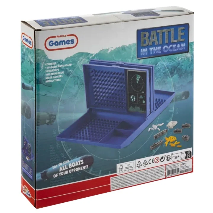 Strategic Board Game Battle at Sea