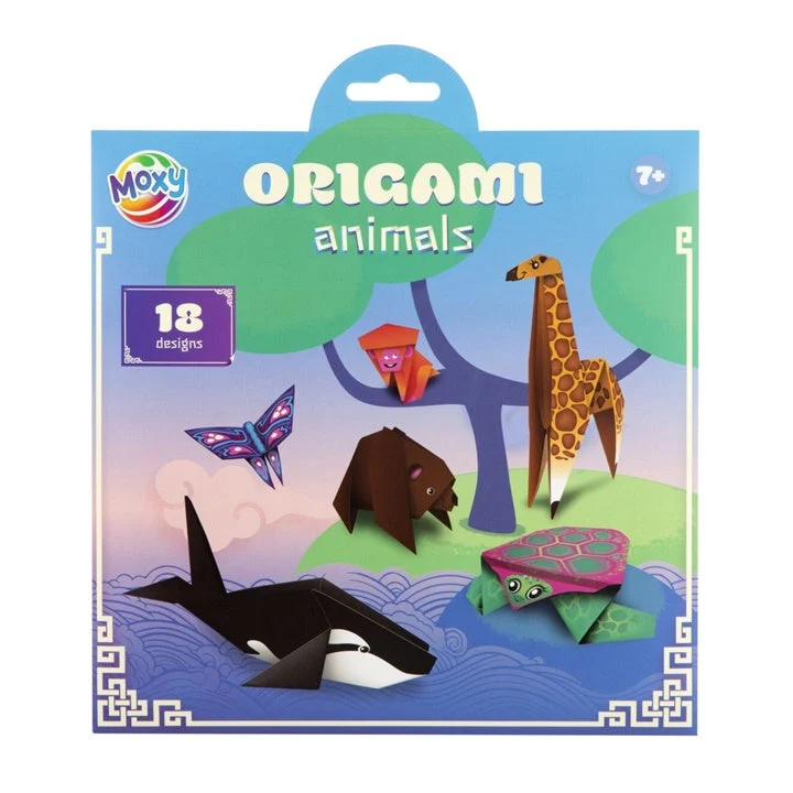 Origami Paper, 18 Patterns, 21x20 cm, 12 Sheets