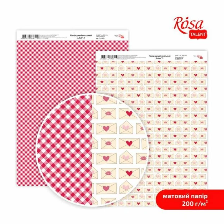 Love Scrapbooking Paper A4