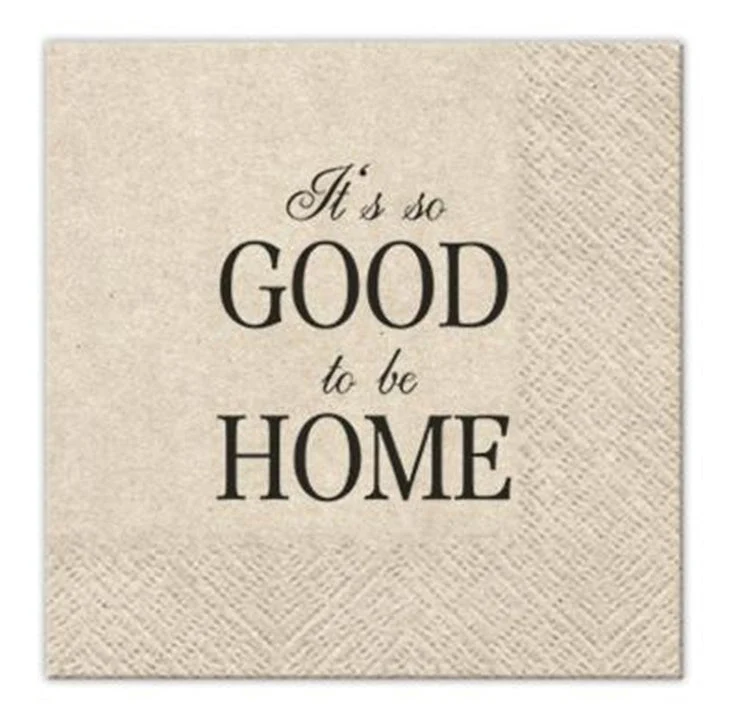 Eco Decoupage Napkins Good to Be Home - 1 pc