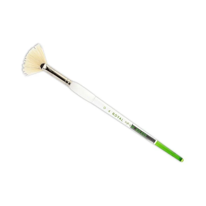 Royal & Langnickel Soft-Grip Fan Brush No. 4