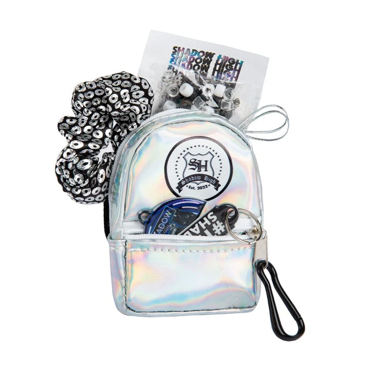 RAINBOW HIGH Mini Backpack with Accessories, Silver
