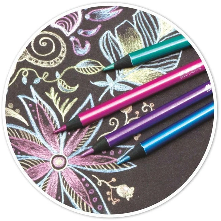 Colorino Metallic Colored Pencils, Set of 10