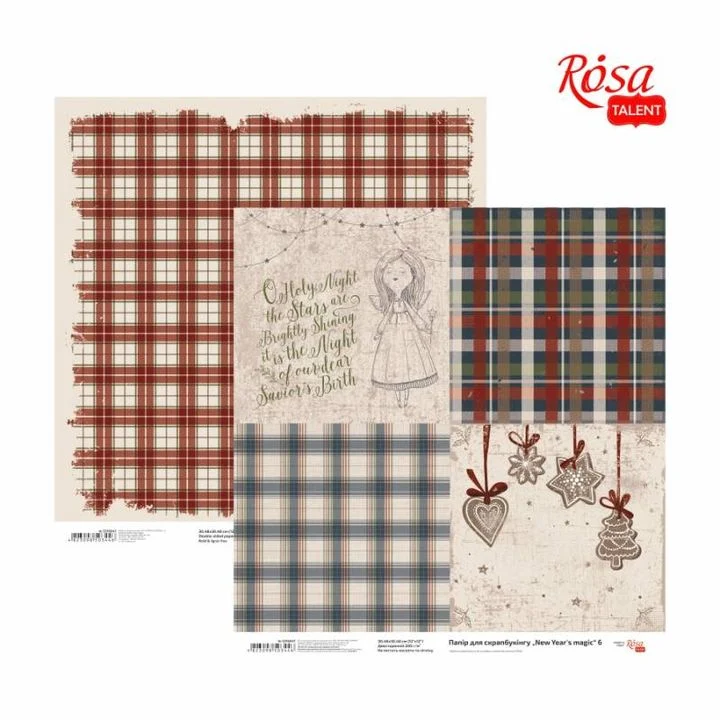 Scrapbooking Papers 30.48 x 30.48 cm New Year's Magic