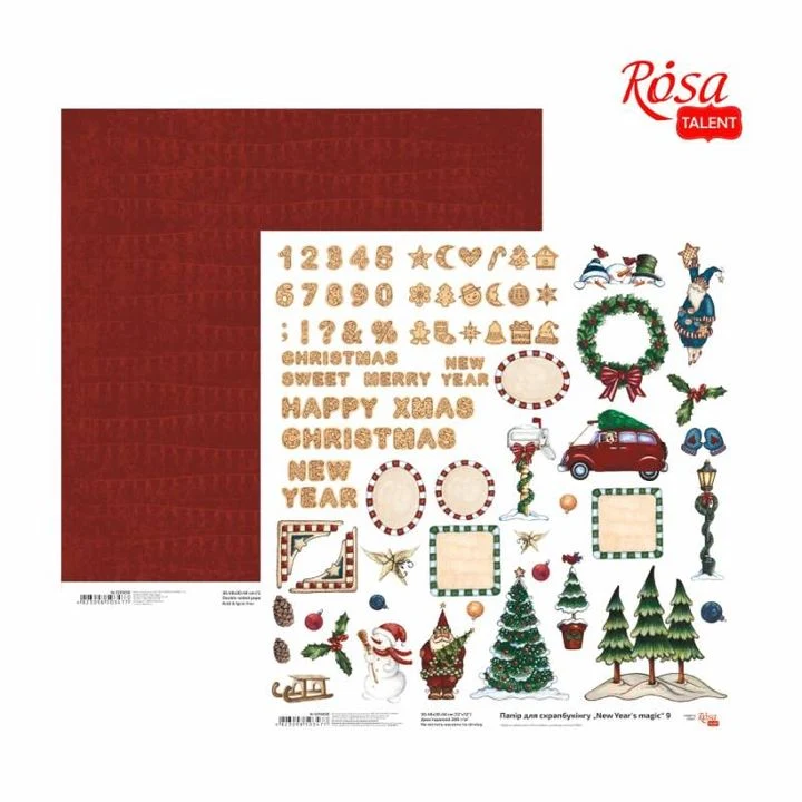 Scrapbooking Papers 30.48 x 30.48 cm New Year's Magic