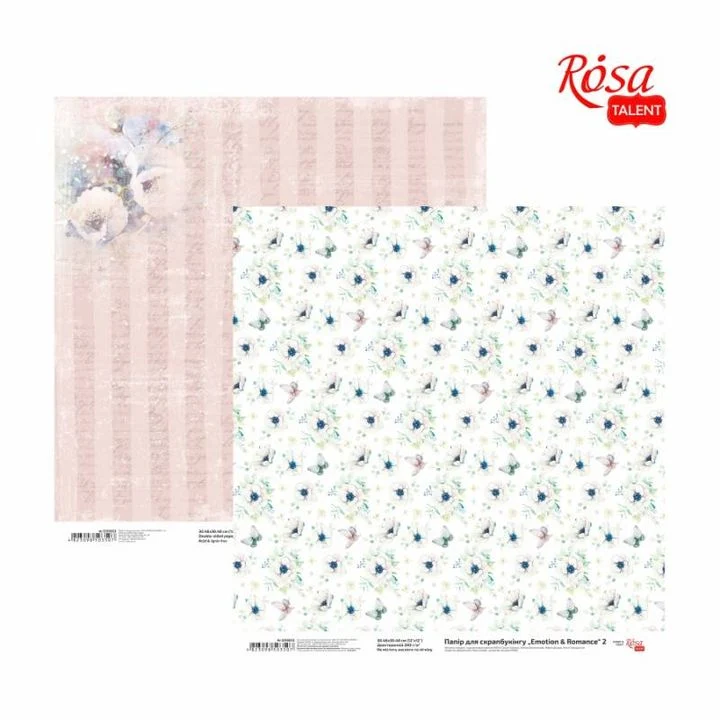 Scrapbooking Papers 30.48 x 30.48 cm Emotion and Romance