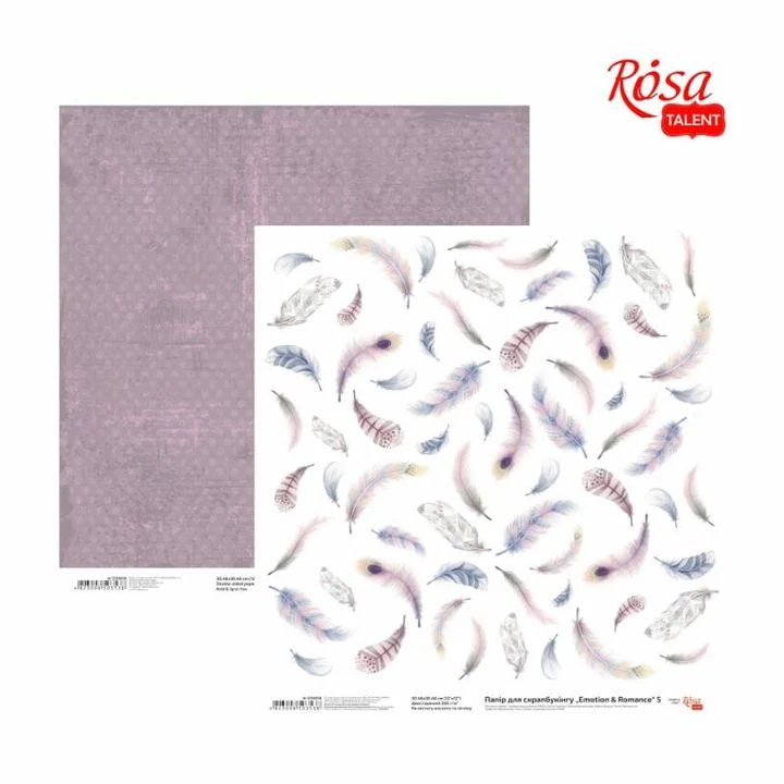 Scrapbooking Papers 30.48 x 30.48 cm Emotion and Romance