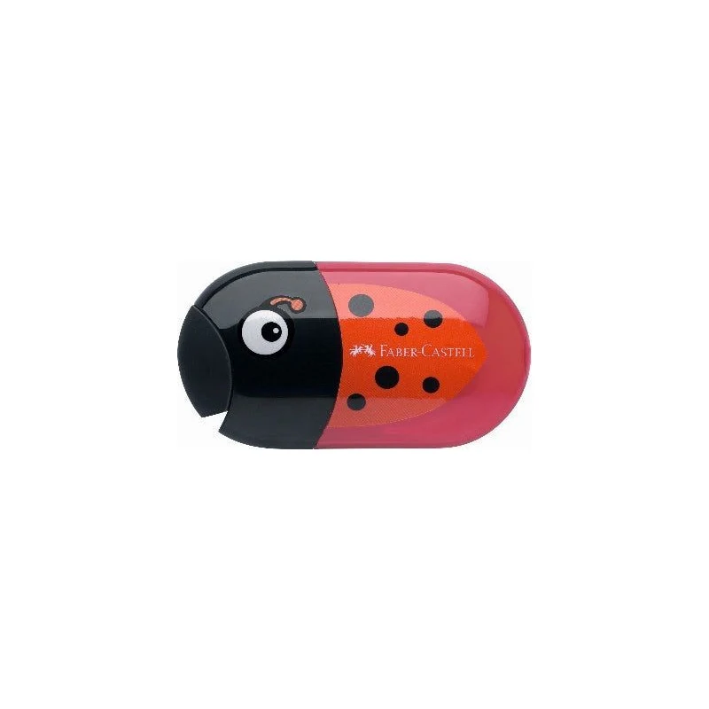 Double Sharpener with Eraser, Ladybug