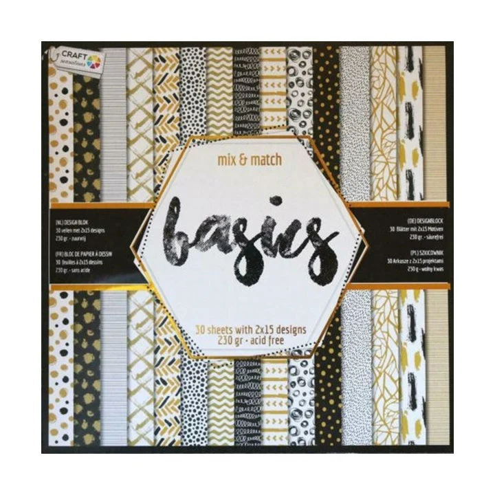 Craft Sensations Scrapbooking Paper, 30.5 x 30.5 cm, 30 Sheets