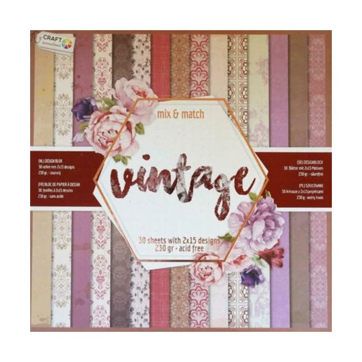 Craft Sensations Scrapbooking Paper, 30.5 x 30.5 cm, 30 Sheets