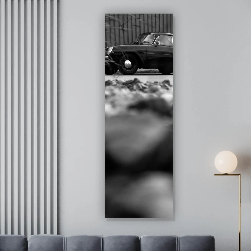 Acrylglasbild Klassischer Sportwagen mit zeitloser Eleganz Panorama Hoch
