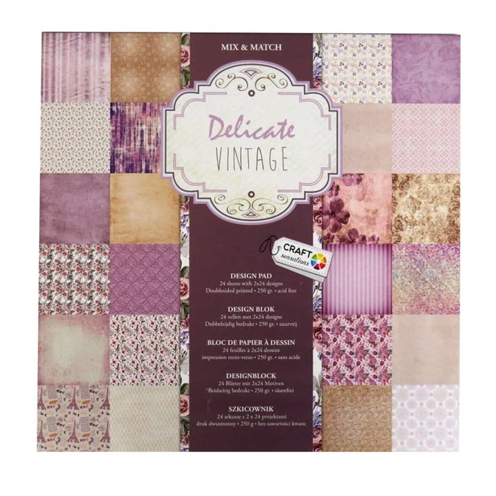 Craft Sensations Scrapbooking Paper, 30.5x30.5 cm, 24 Sheets