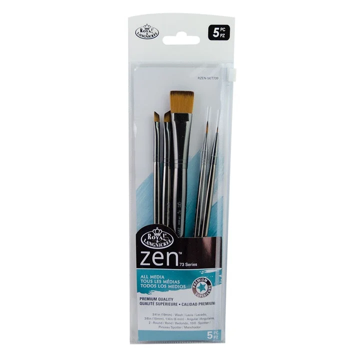 Royal and Langnickel Zen 73 Brushes, Set of 5