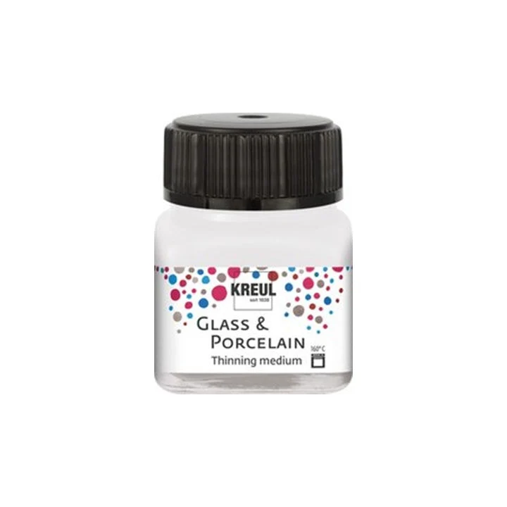 KREUL Medium for Thinning Glass and Porcelain Paints, 20 ml