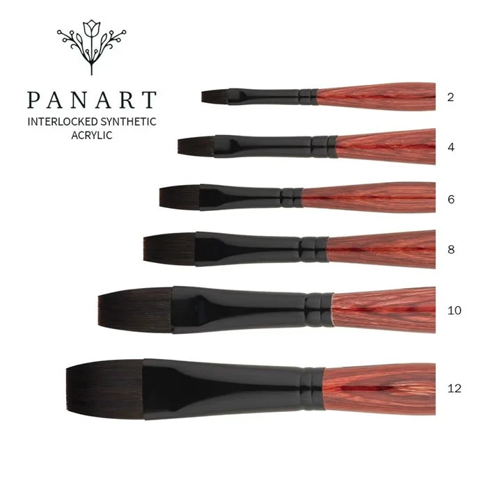 PanArt 3322 Flat Brush for Acrylic