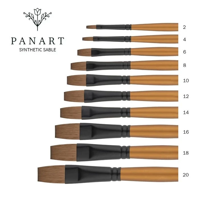 PanArt 1121 Flat Sable Watercolor Brush