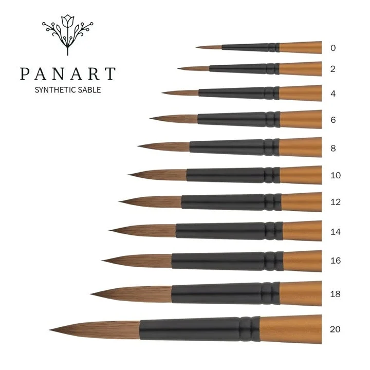 PanArt 1101 Sable Round Watercolor Brush