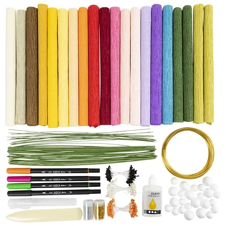 Maxi Creative Set | Crepe Paper Flowers