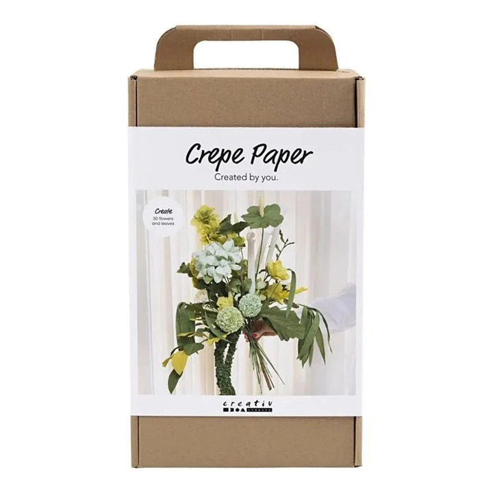 Maxi Creative Set for Making Crepe Paper Flowers