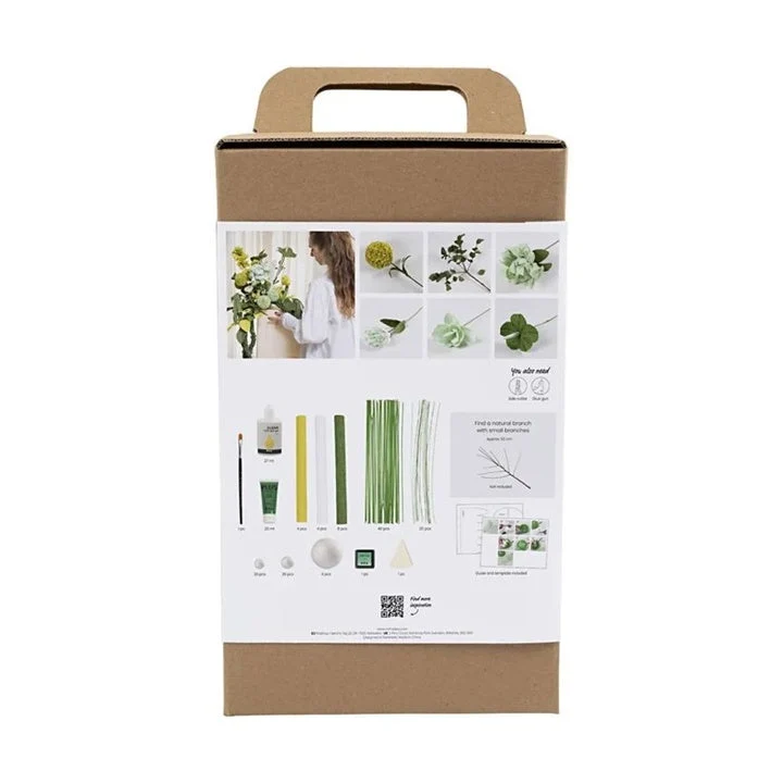 Maxi Creative Set for Making Crepe Paper Flowers