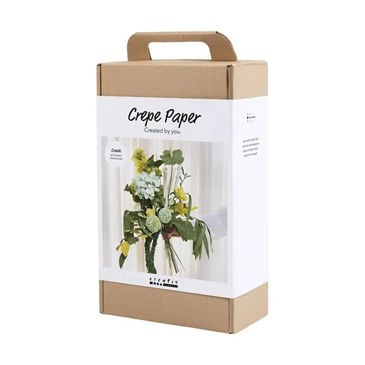Maxi Creative Set for Making Crepe Paper Flowers